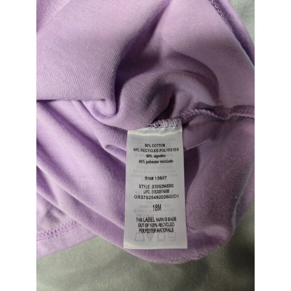 NWT Infant Girls Purple "Best Friends" Long Sleeve Shirt Size 18M - Picture 3 of 3